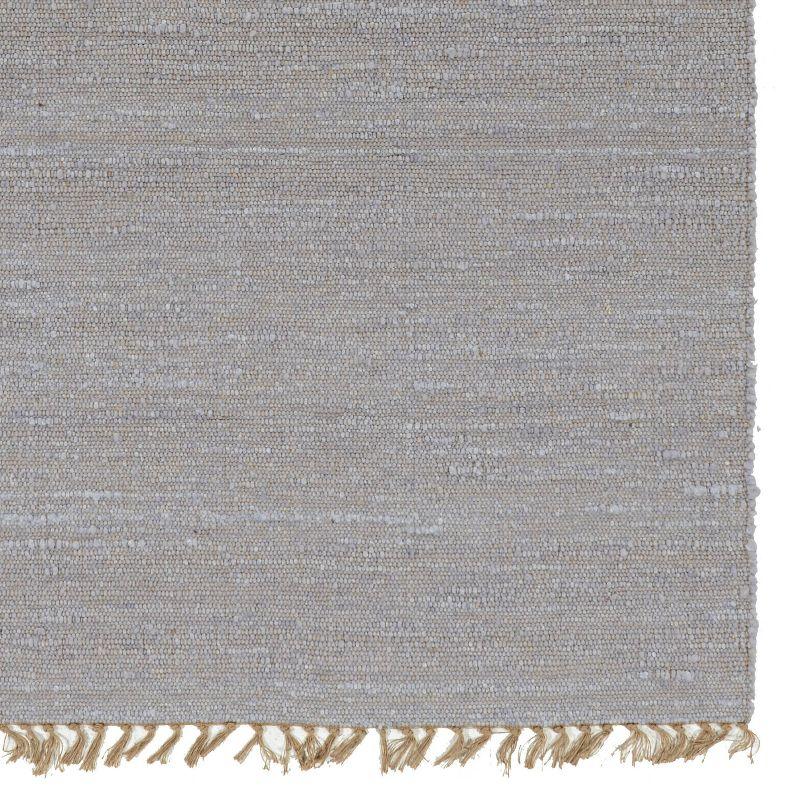 Verginia Solid Berber Reversible Flatweave Rug - Linon