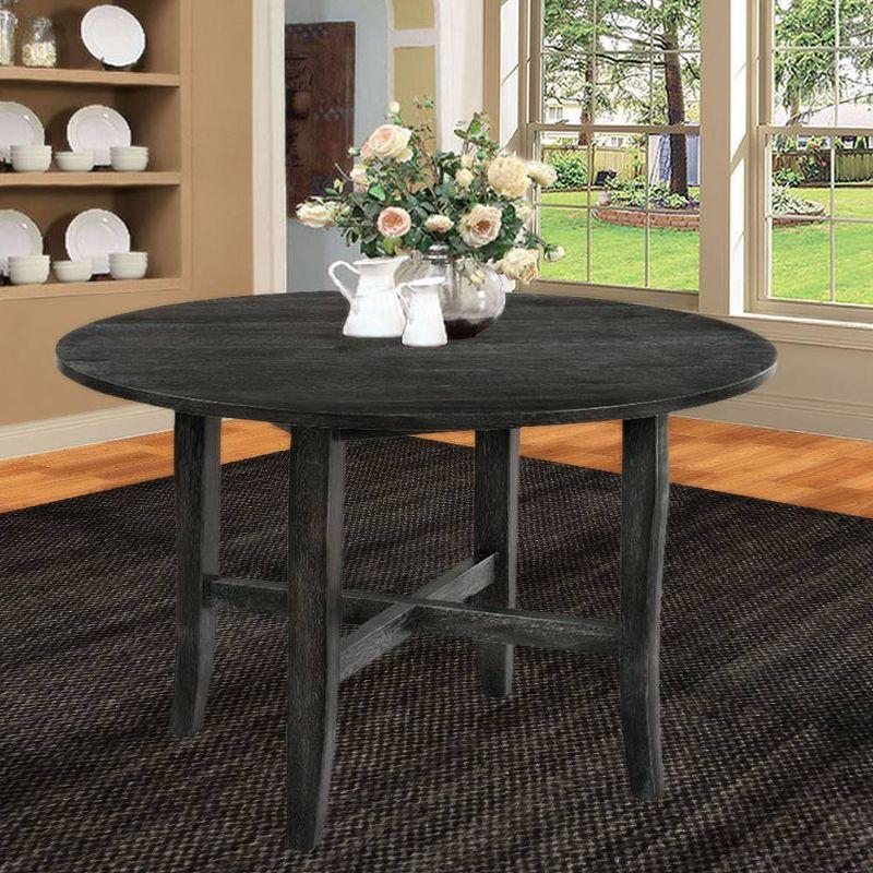 Kappel Round Dining Table in Rustic Oak