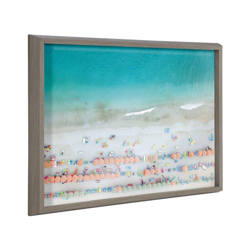 Blake Monterosso Coastal Beach Scene Framed Canvas Art