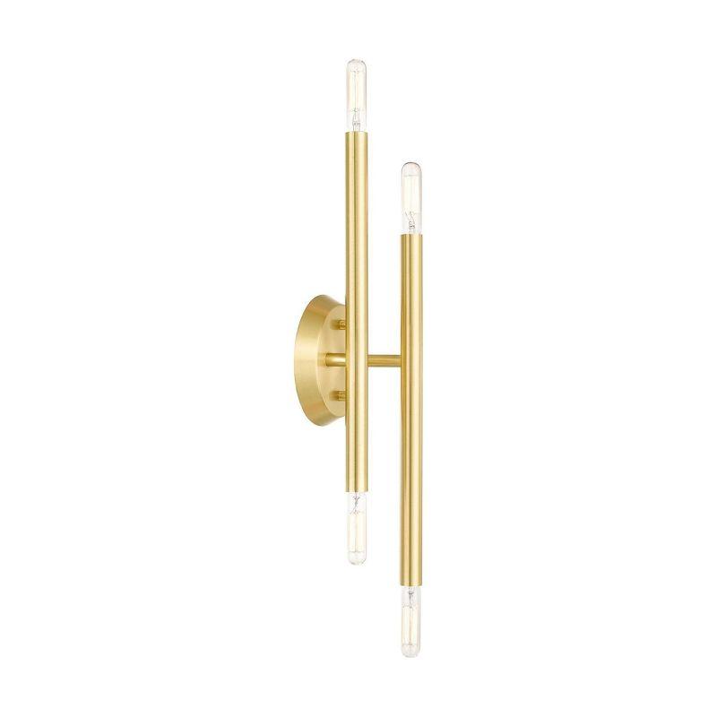 Livex Lighting Soho 4 - Light Wall Light in  Satin Brass