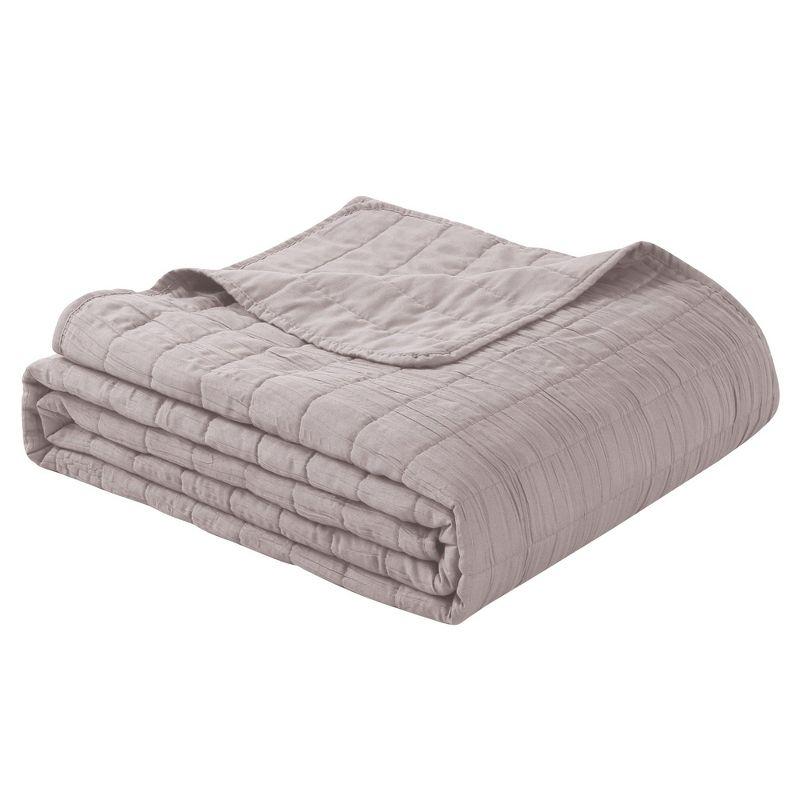 Swift Home Ultra Soft Crinkle Washed Microfiber 3-Piece Quilt Set