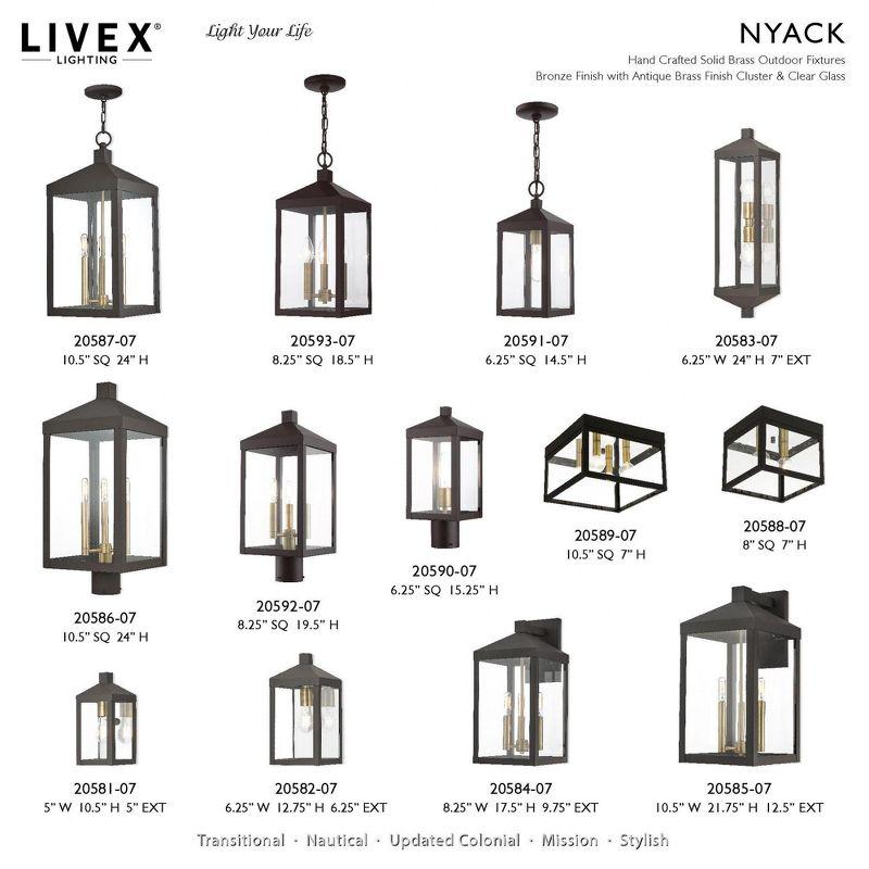 Livex Lighting Nyack 1 - Light Pendant in  Bronze