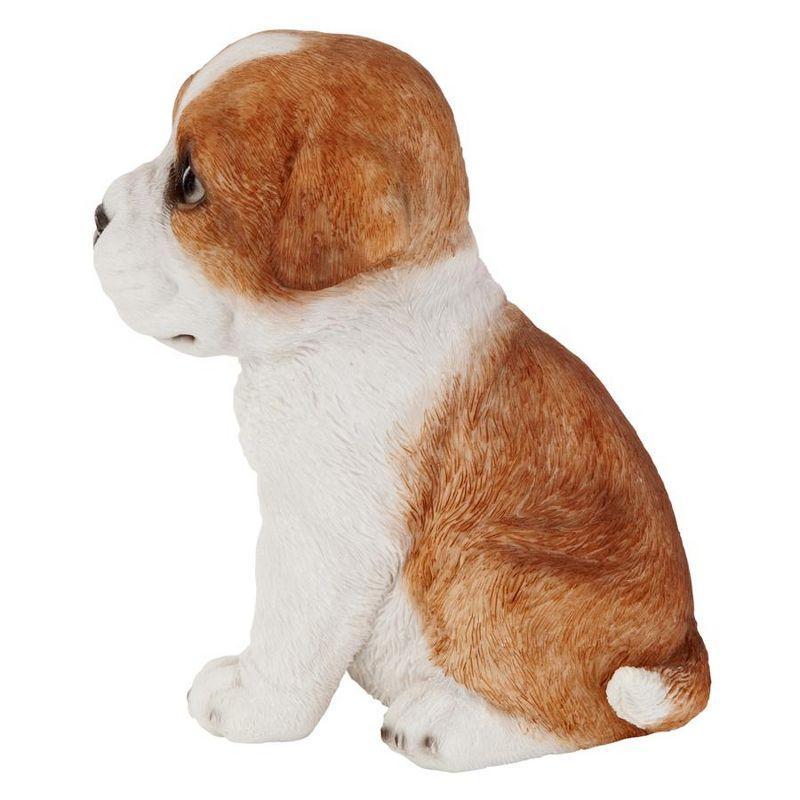 Bulldog Puppy Partner Collectible Dog Statue