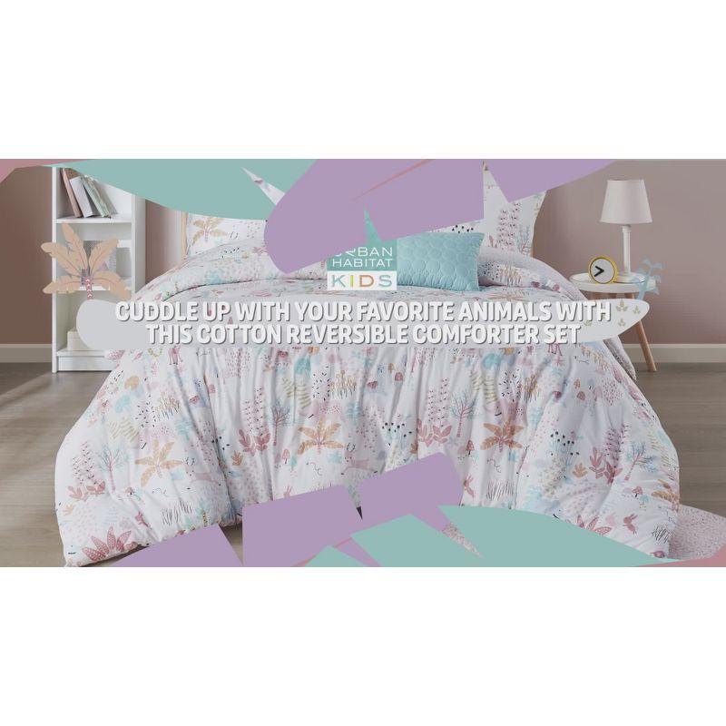 Urban Habitat Kids Iris Woodland Animals Cotton Reversible Comforter
