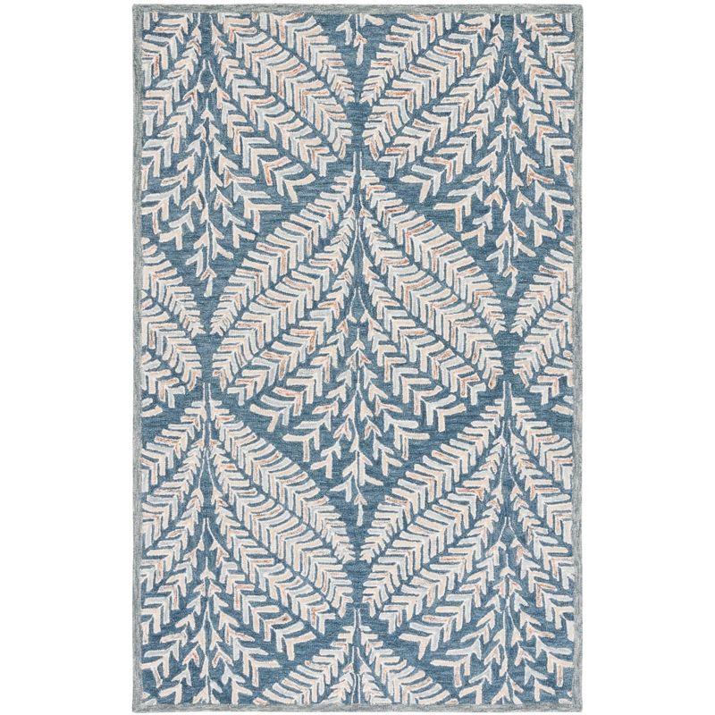 Chaithra Hand Tufted Wool Floral Rug