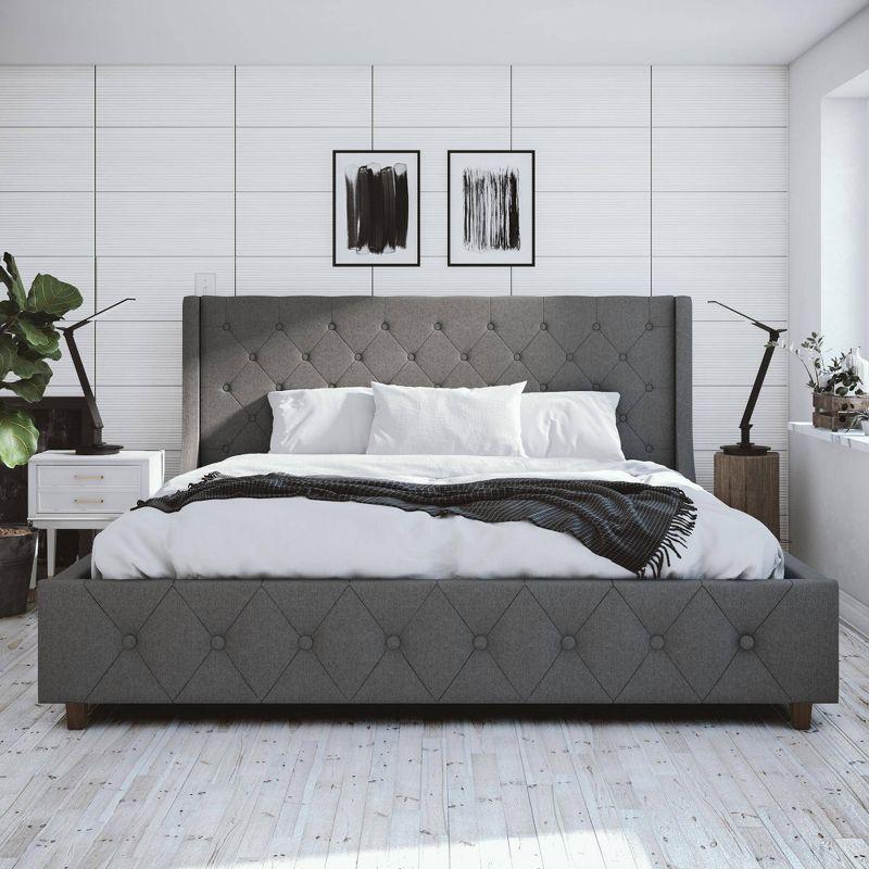 Mercer Tufted Upholstered Platform Bed