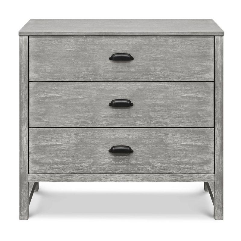 Cottage Grey Farmhouse 3-Drawer Nursery Dresser