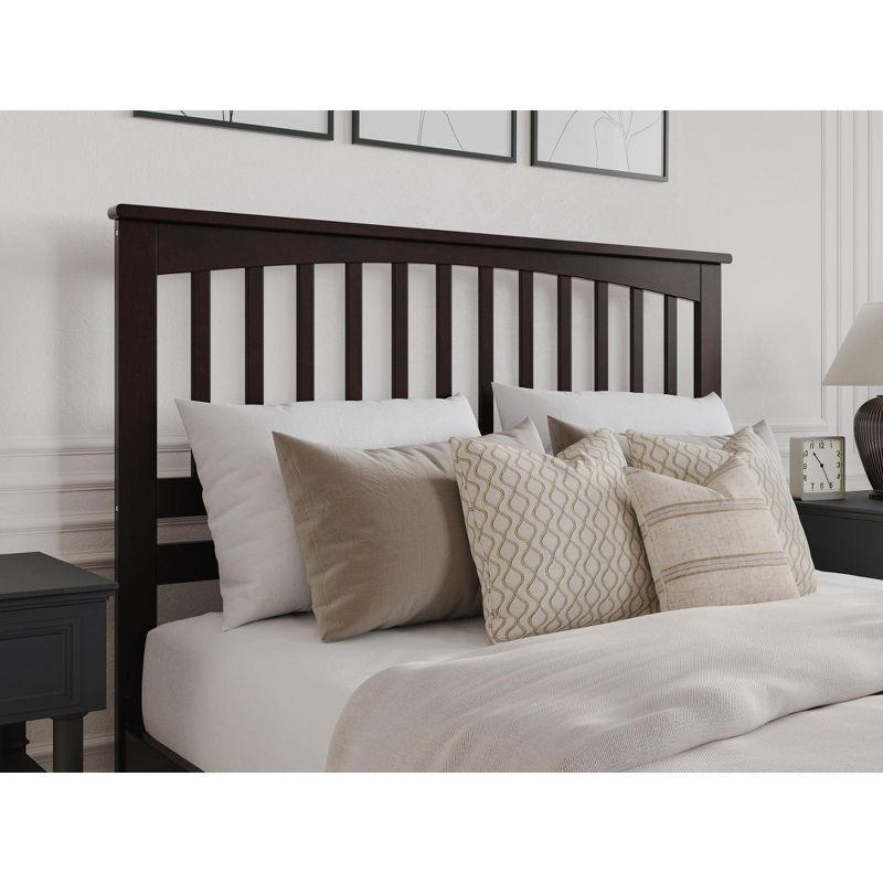 AFI Furnishings Mission Queen Headboard with Turbo Charger in Espresso