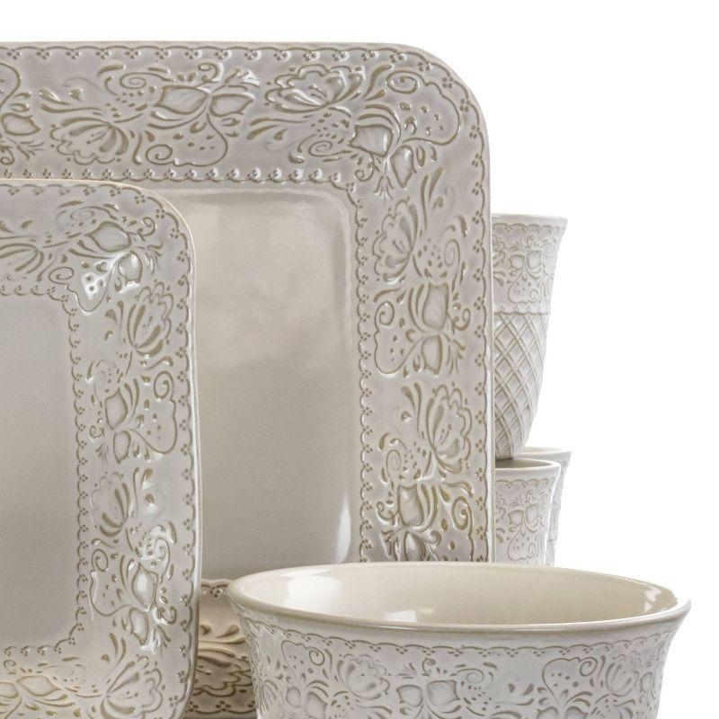 Andhy 16 Piece Stoneware Dinnerware Set - Service for 4