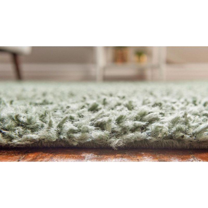 Unique Loom Davos Shag Solid Indoor Woven Area Rug