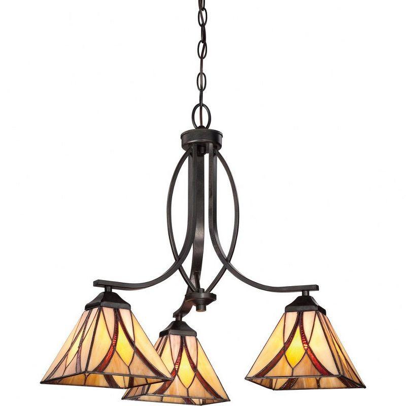 Quoizel Lighting Asheville 3 - Light Pendant in  Valiant Bronze