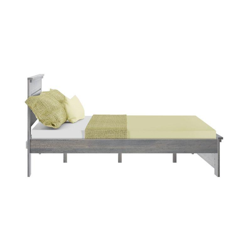 Max & Lily Farmhouse Twin Bed with Panel Headboard