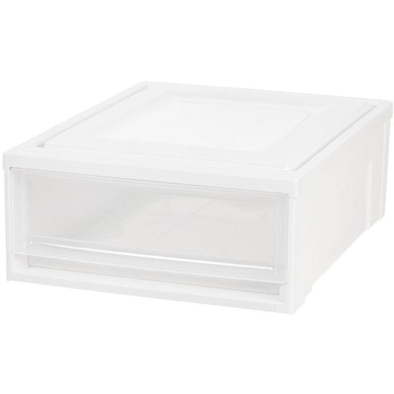 Modular Clear Plastic Stackable Storage Box Drawer 20"x14"