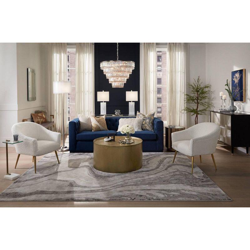 Possini Euro Design Sofija Rectangular Vanity Wall Mirror Modern Mirrored Glass Layered Frame 23 1/2" Wide for Bathroom Bedroom Living Room Entryway