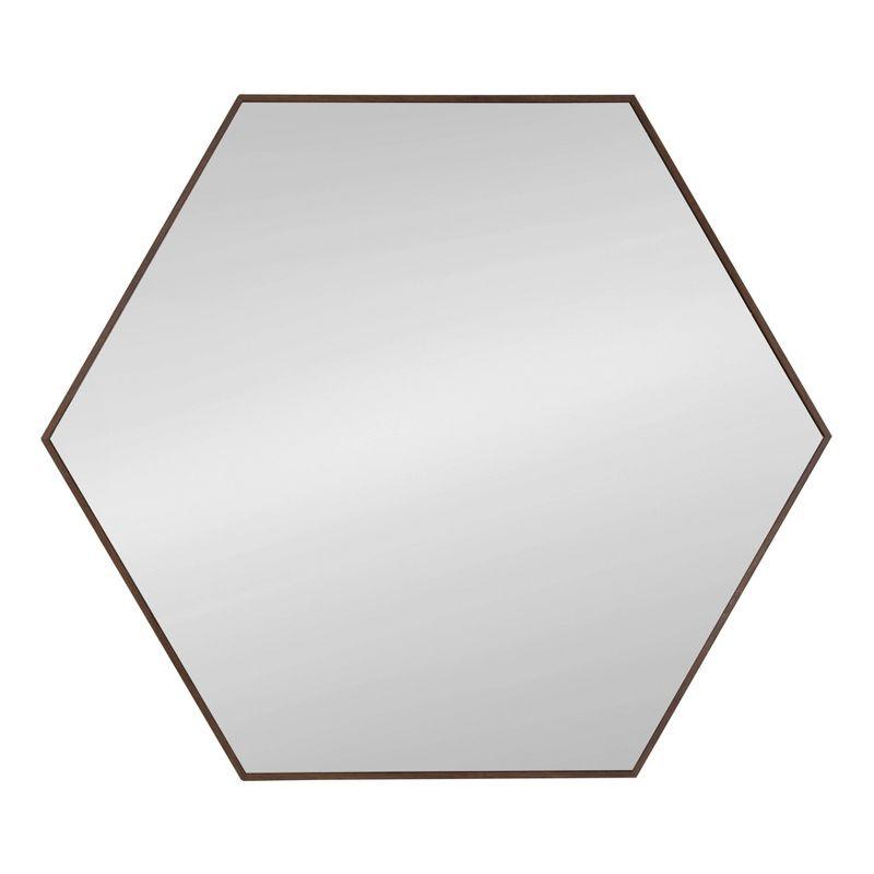 Rhodes Hexagon Wall Mirror - Kate & Laurel All Things Decor