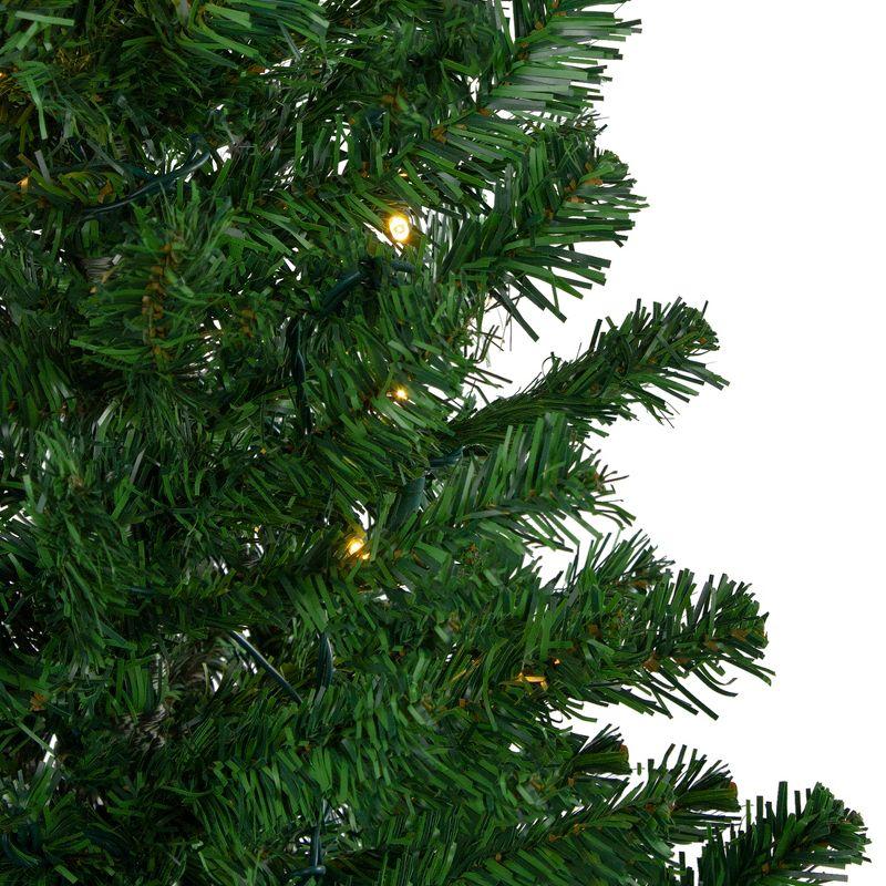 Festive Elegance 4' Pre-Lit Fir Christmas Tree with Warm White LED Lights