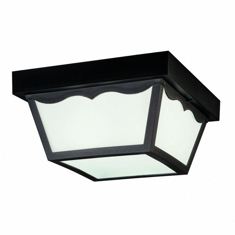 Kichler Lighting Outdoor Plastic Fixtures 2 - Light Chandelier in  Black