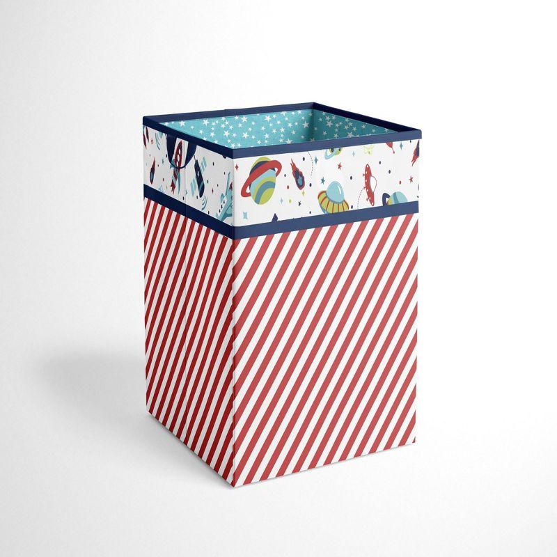 Multicolor Space-Themed Collapsible Kids Laundry Hamper