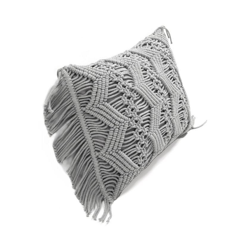 Lush Decor 100% Cotton Lumbar Rectangular Pillow Cover