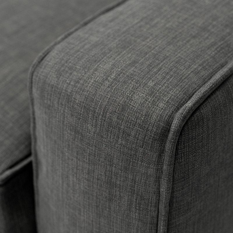 Serta Palisades 61" Track Arm Sofa, Easy Care Fabric, Soft Pillow Back, Pocket Coil Seat Cushions