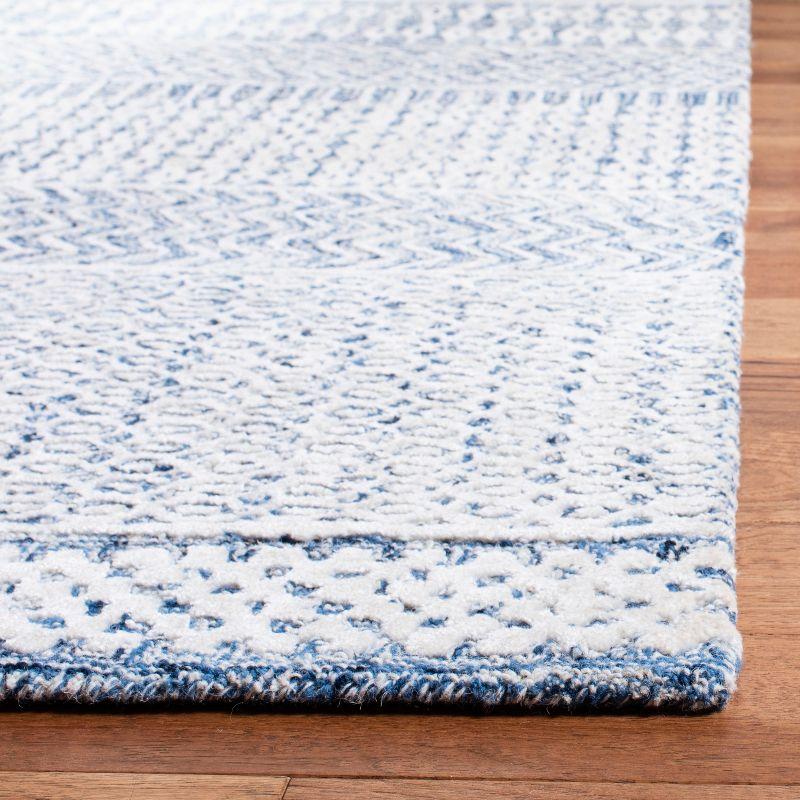 Glamour GLM538 Hand Tufted Indoor Accent Rug - Navy/Ivory - 3'x5' - Safavieh