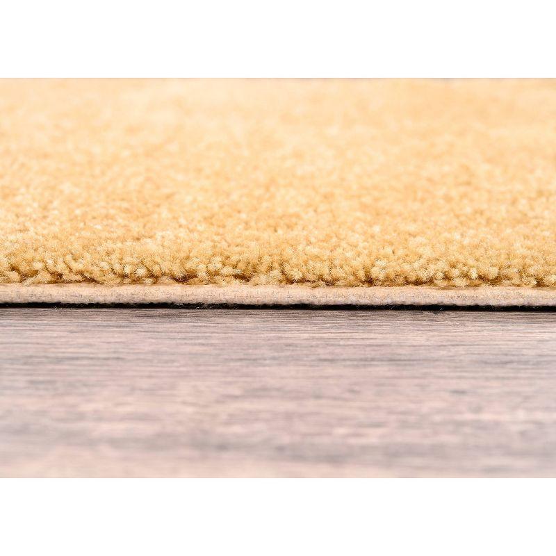 2pc Traditional Nylon Washable Bathroom Rug Set Linen - Garland Rug: Machine Made, Tufted, Latex Backing