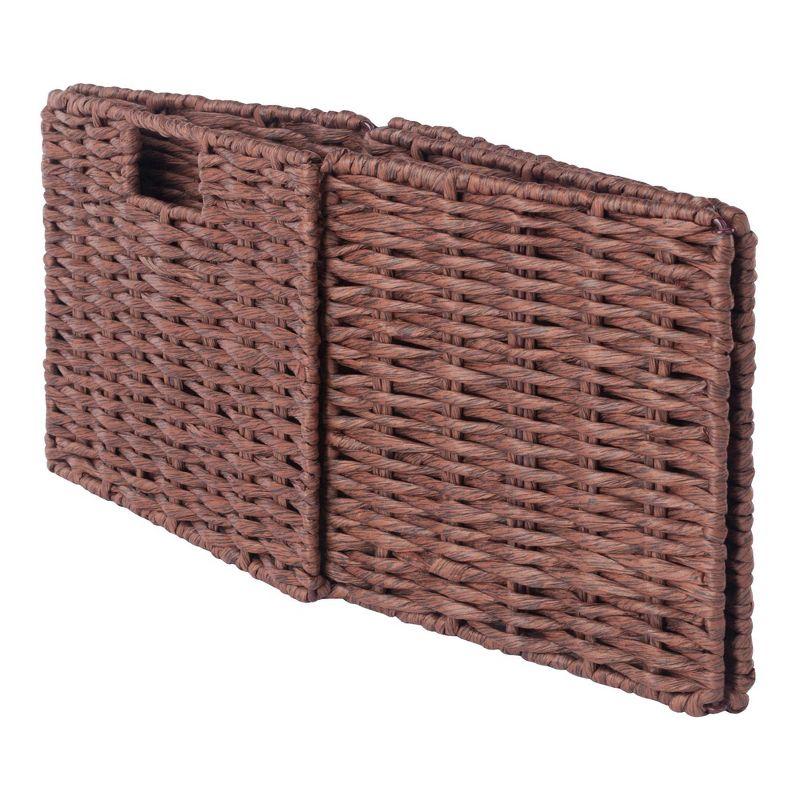 Walnut Woven Rope Small Storage Basket Set