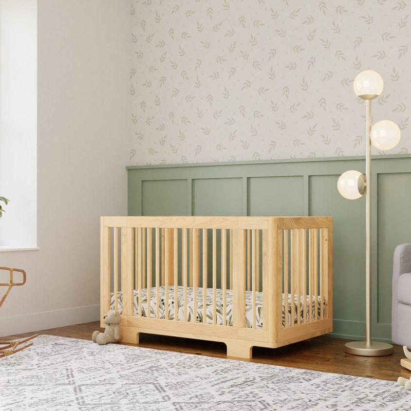 Babyletto Yuzu Natural Wood 8-in-1 Convertible Baby Crib with All Stages Conversion Kit