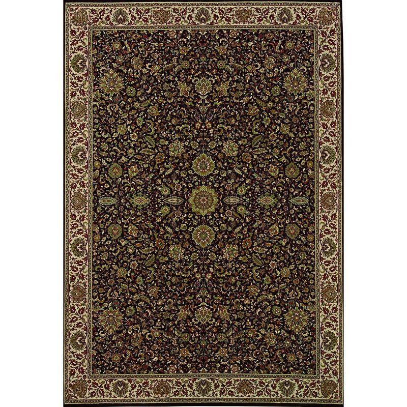 Oriental Weavers Ariana 172D2 Brown/ Ivory Indoor Area Rug - 4' x 6"