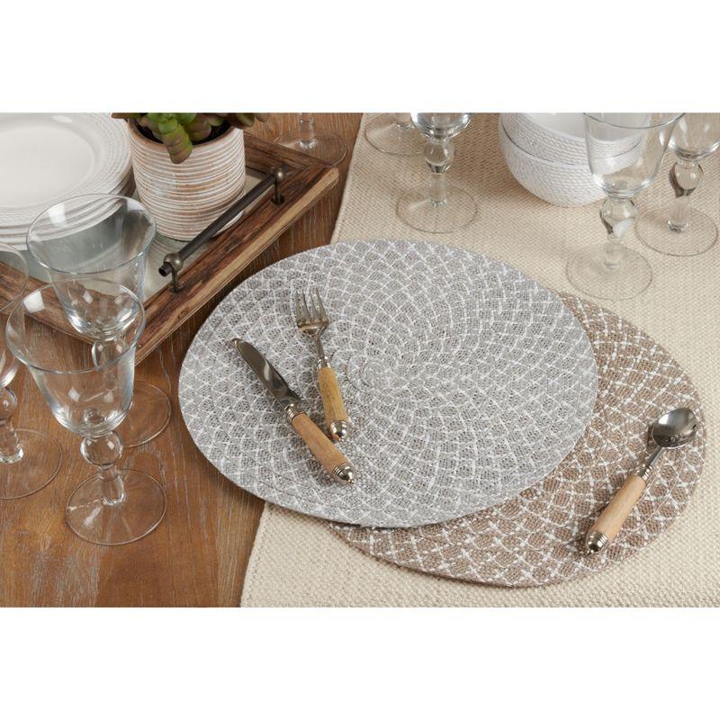 Linneman Geometric Round Placemat