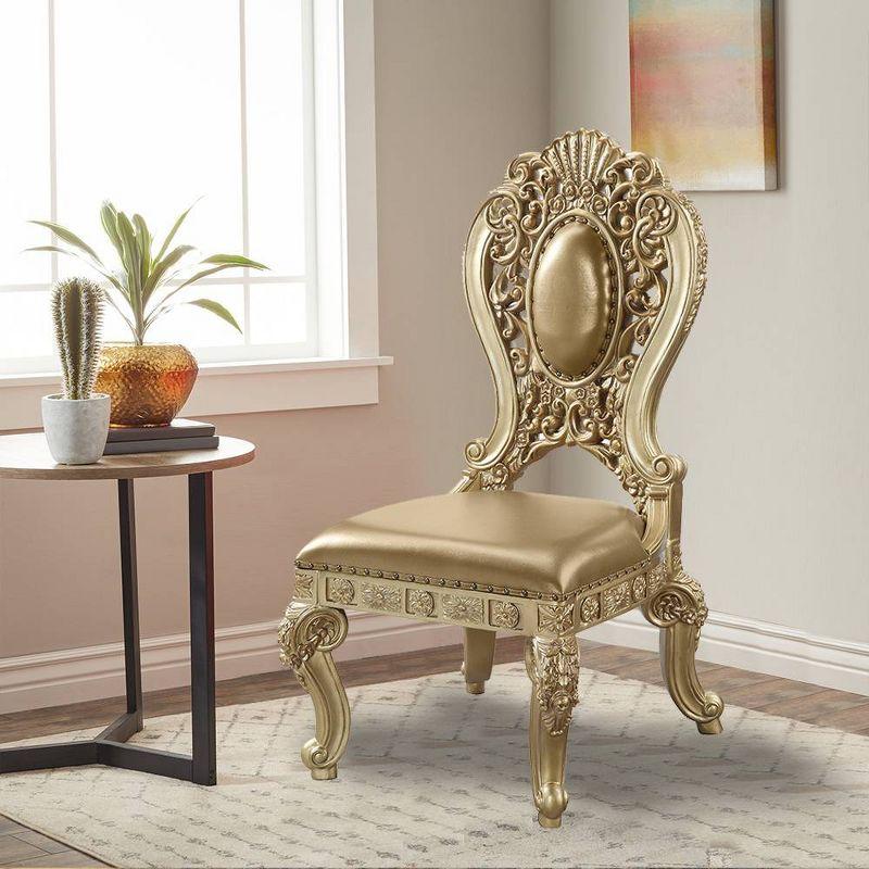 Nelds Side Chair in Gold