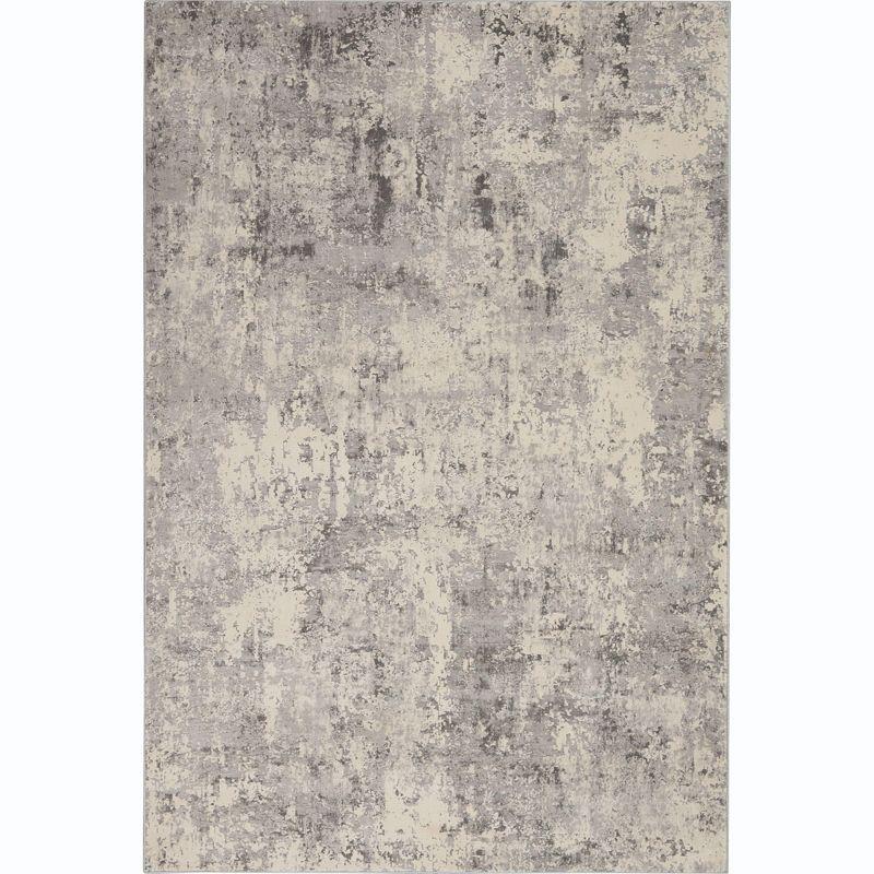 Nourison Rustic Textures Modern Indoor Area Rug Grey/Beige 3'11" x 5'11"