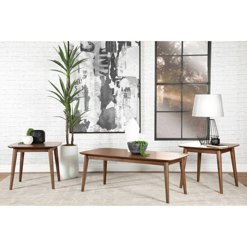 Radley 3-Piece Walnut Veneer Coffee and End Table Set