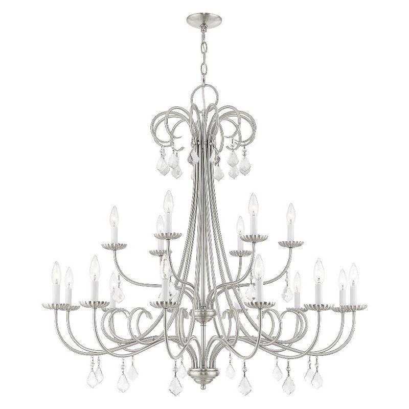 Livex Lighting Daphne 18 - Light Chandelier in  Brushed Nickel