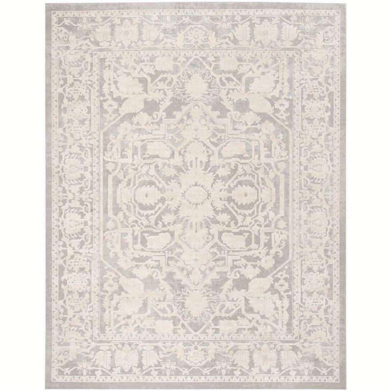 Reflection RFT665 Power Loomed Indoor Area Rug - Light Grey/Cream - 6'x9' - Safavieh.