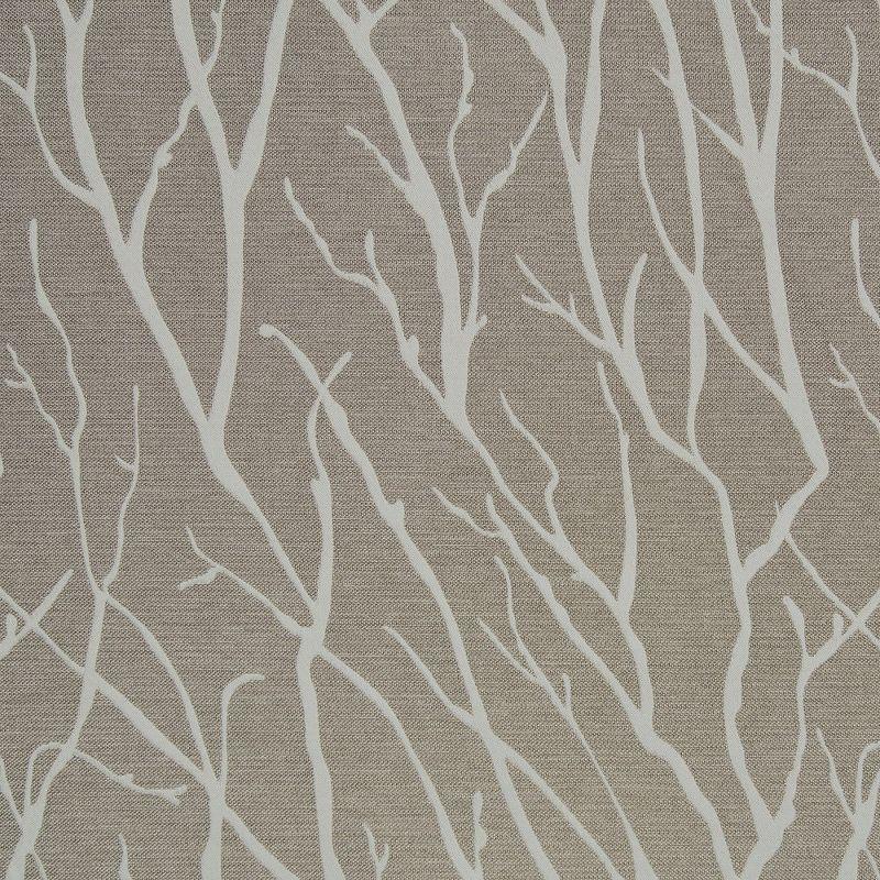 Set of 2 (63"x52") Forest Hill Woven Blackout Grommet Top Window Curtain Panel Gray/Cream - Exclusive Home