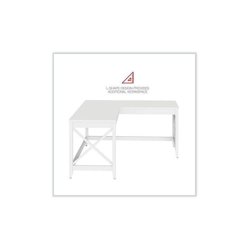 Workspace by Alera® L-Shaped Writing Desk