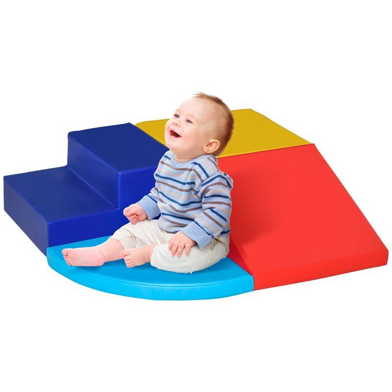 Multicolor Foam Play Set for Toddlers with Climbing Blocks