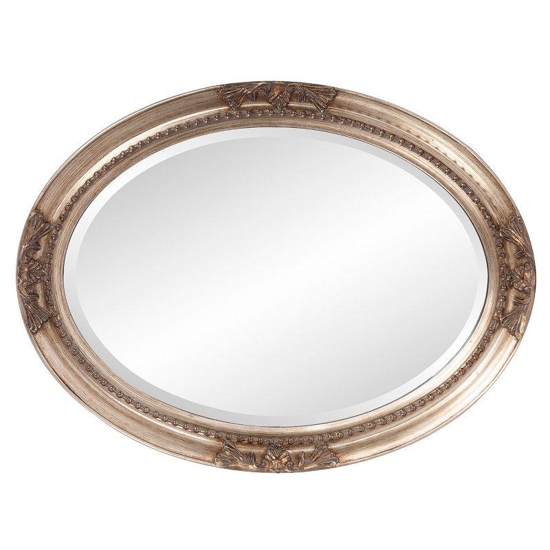 Queen Ann Antique Silver Leaf Mirror - Howard Elliott