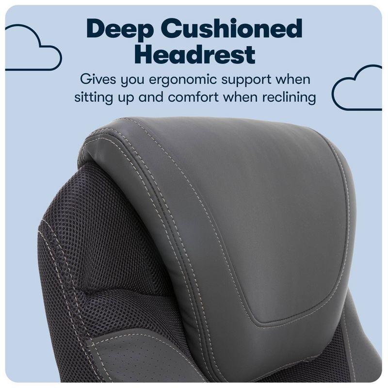 Serta Bryce Executive Office Chair with Patented AIR Lumbar Technology and Layered Body Pillows
