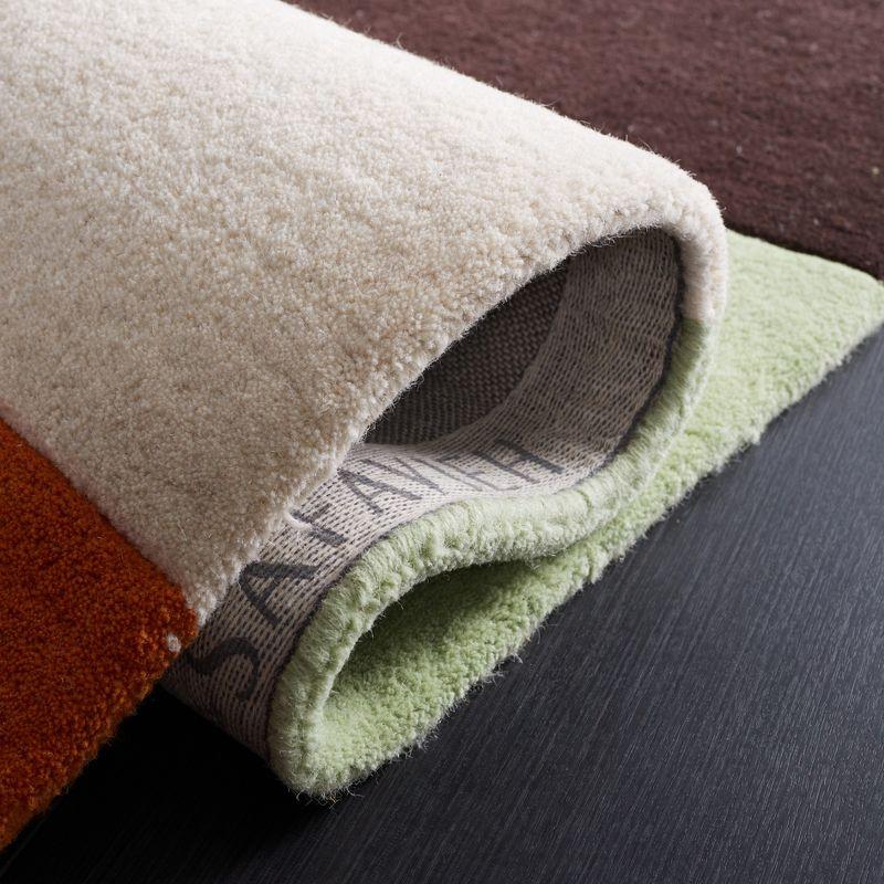 Rodeo Drive RD863 Hand Tufted Indoor Accent Rug - 4'x6' - Green/Brown - Safavieh