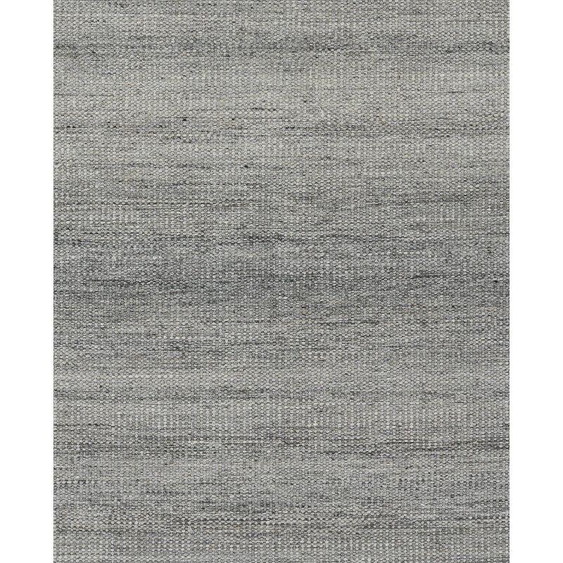 Momeni 8'x10' Cove Solid Performance Handwoven Indoor/Outdoor Area Rug Silver: Abstract Rectangle, Low Pile, Recycled PET