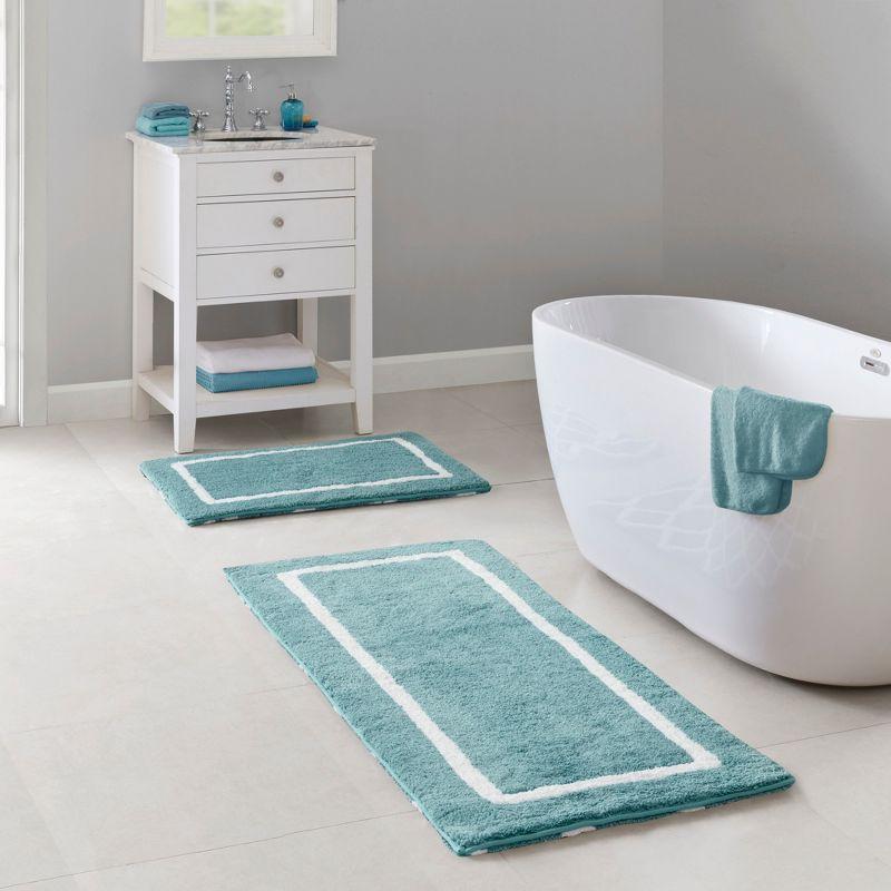 Bittman Reversible High Pile Tufted Bath Rug