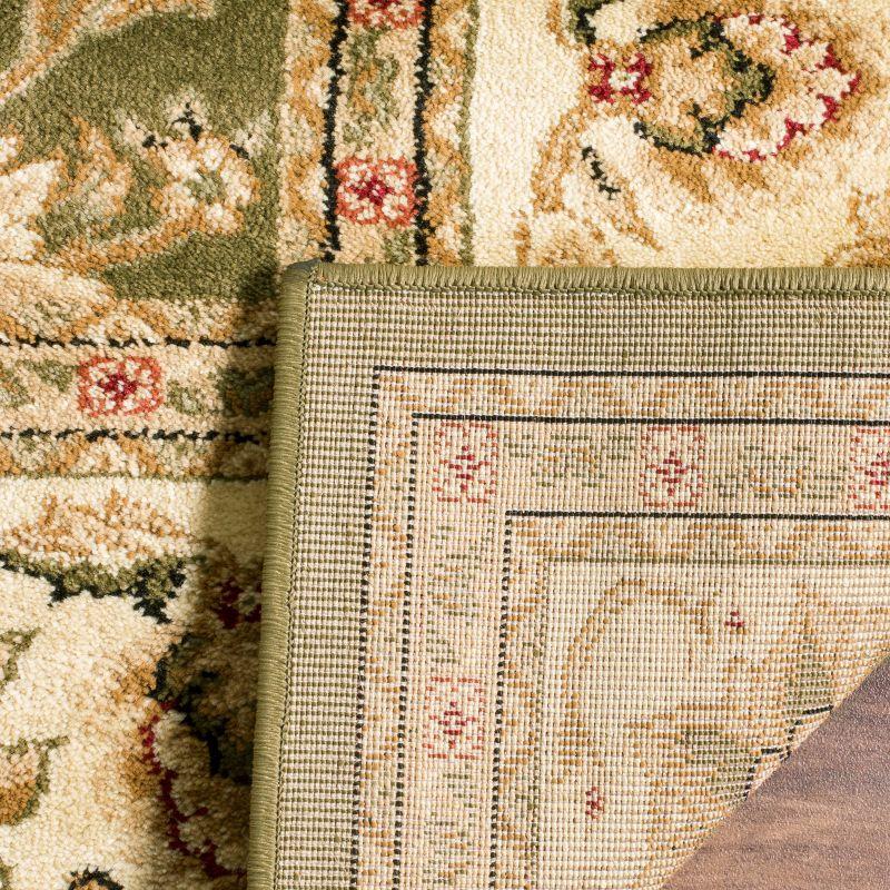 Lyndhurst LNH212 Power Loomed Area Rug - Sage/Ivory - 5'3"x5'3" - Safavieh.