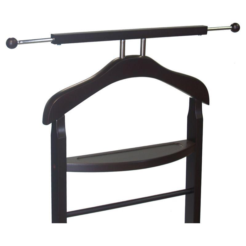 Knight Solid Wood Freestanding Valet Stand