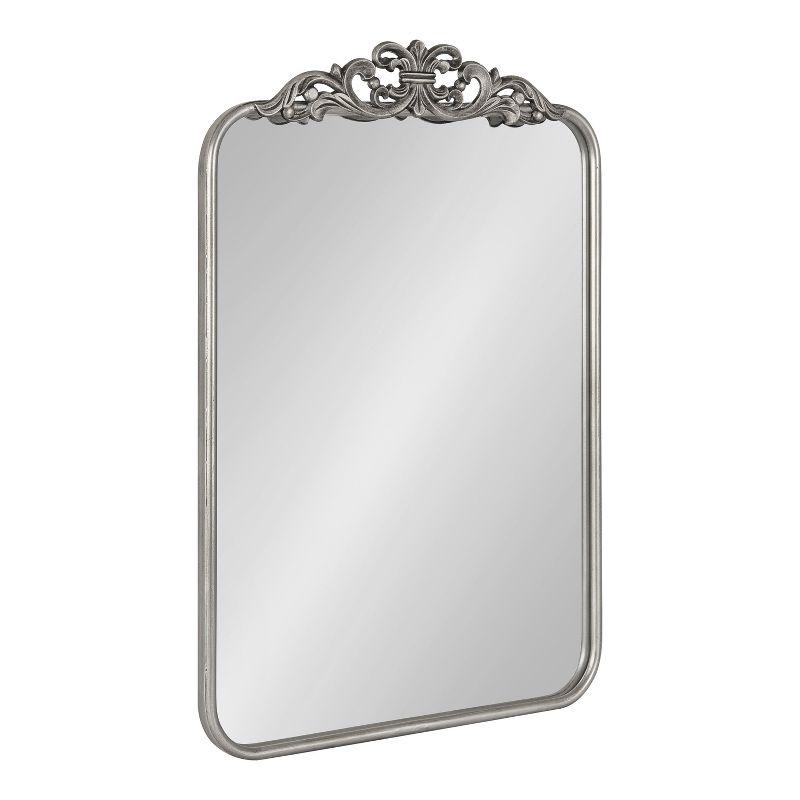 Kate and Laurel Laubry Ornate Framed Wall Mirror, 20x30, Silver