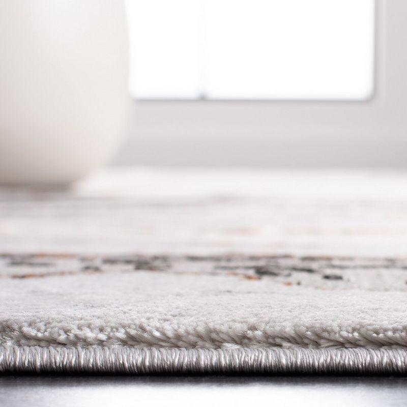 Wade Logan® Swindle Abstract Gray/Blue Area Rug