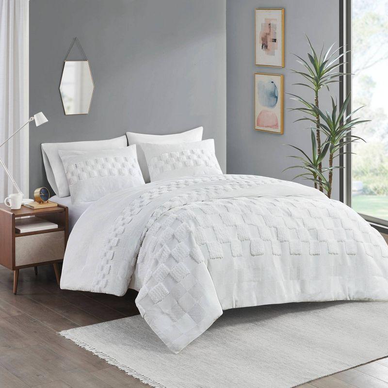 3 Piece Chenille Duvet Cover Set