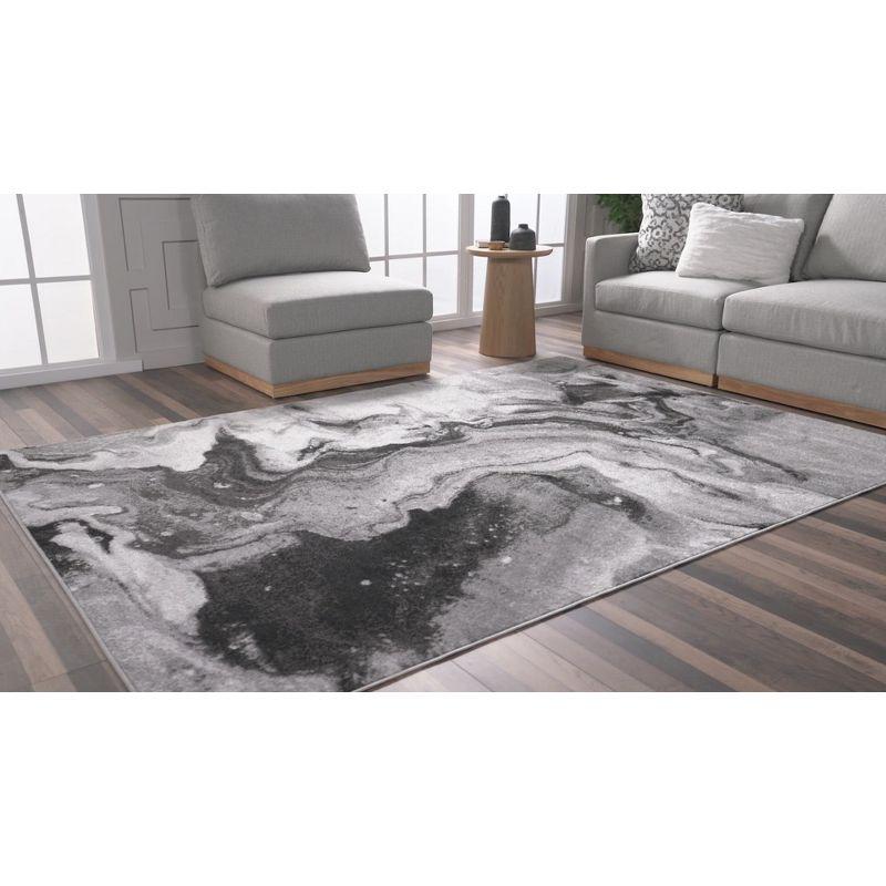 Nuloom Remona Abstract 9x12 Indoor Area Rug for Living Room Bedroom Dining Room Kitchen, Grey/Ivory