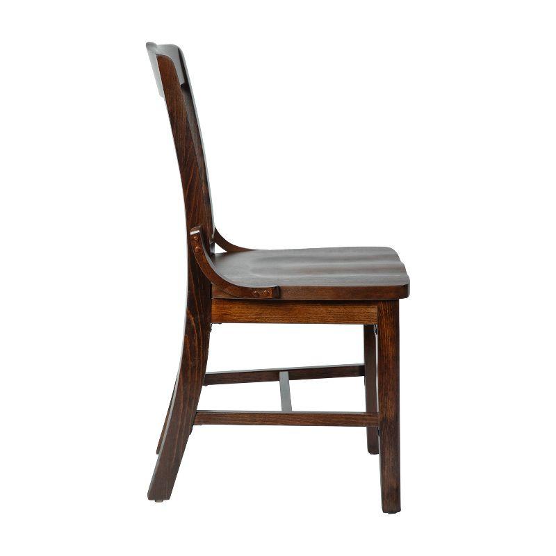 Flash Furniture HERCULES Series Finished School House Back Wooden Restaurant Chair